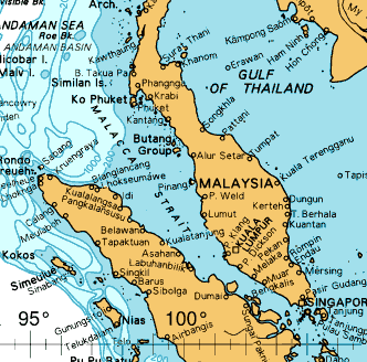 Large Chart Of The Straits Of Malacca And Singapore - vrogue.co